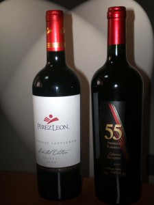 Vinos: Pérez León Reserva y 55 Premium Varietal